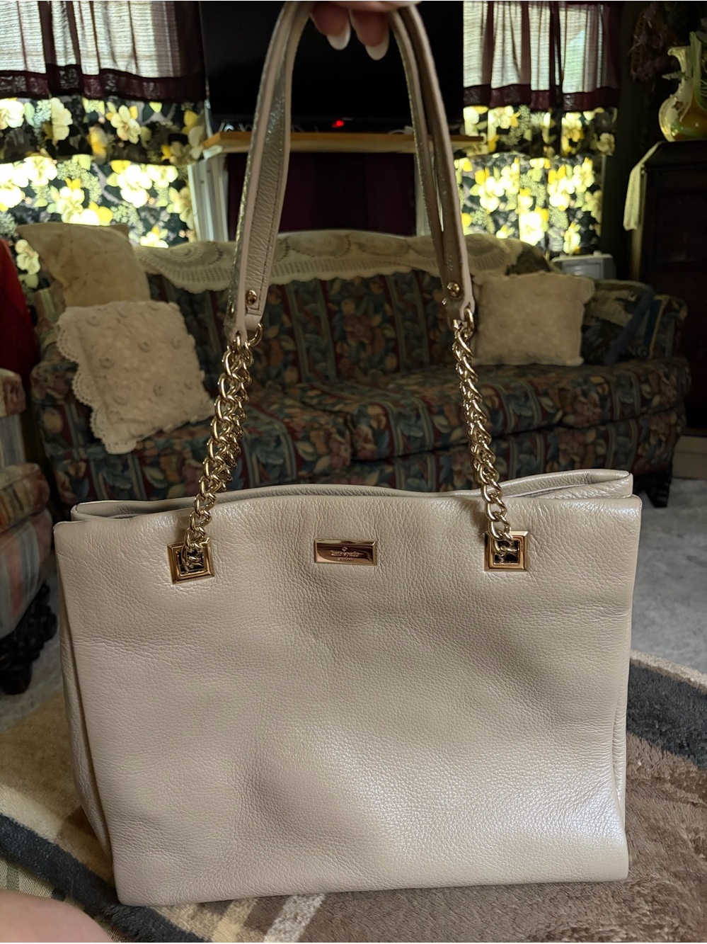 Kate Spade Handbag Tote Purse Large Soft Pebbled Leather